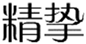  精挚