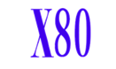  X80