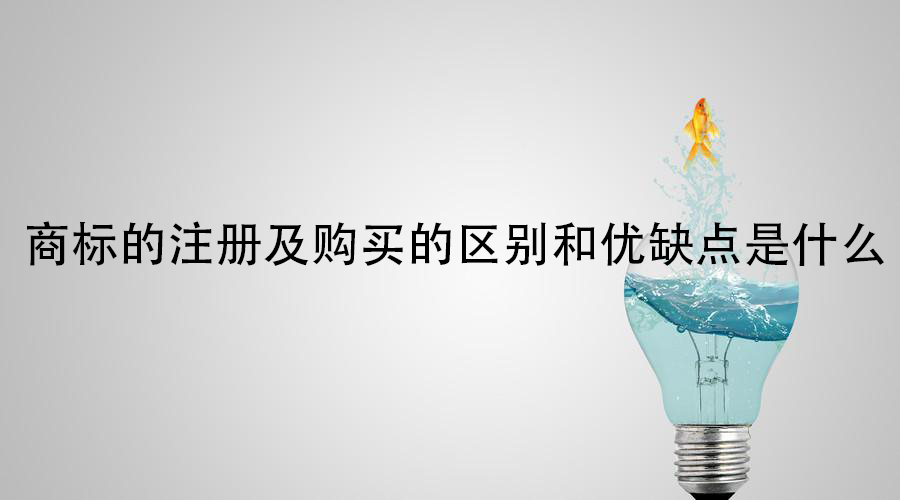 商标的注册及购买的区别和优缺点是什么